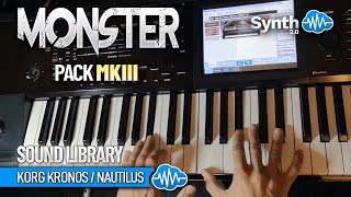 MONSTER PACK MKIII  SOUND BANK  KORG KRONOS  OASYS [upl. by Neill]