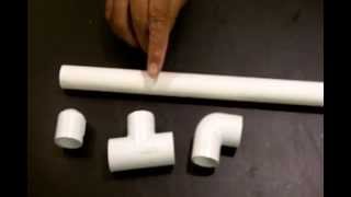 Beginner Tutorial Cut and Assemble PVC Pipe [upl. by Ozneral791]