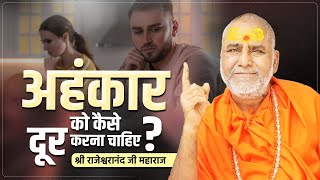 अहंकार को कैसे दूर करना चाहिए   Swami Rajeshwaranand Ji Maharaj  Pravachan [upl. by Oneill608]