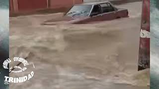 Flooding in Trinidad today  Trinidad and Tobago [upl. by Ddet]