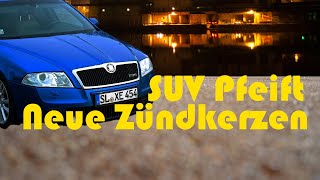 Skoda Octavia 2 1Z RS  SUV Schubumluftventil und Zündkerzen wechseln [upl. by Antonie]