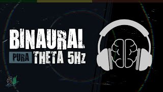 Onda BINAURAL THETA 100 PURA de 5Hz ✧ Melhore a concentração e expanda sua inteligência [upl. by Fairleigh263]