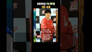 KBO 2025년 FA계약 1호8호 [upl. by Romonda787]