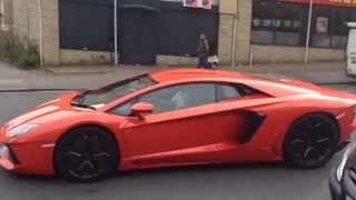 Lord Aleems Aventador spotted in Bradford [upl. by Damian]