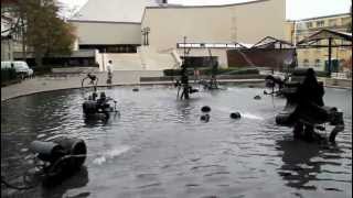 Tinguely Fountain  Basel Switzerland [upl. by Otrevire]