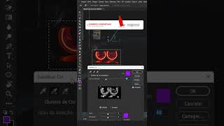 Substituir cor no photoshop [upl. by Aronas]