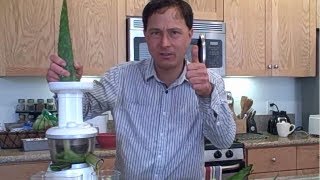 How to Juice Aloe Vera in the Omega VRT330 HD Juicer [upl. by Lemyt]