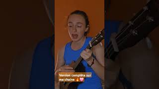 Cover Incendie de Klô Pelgag  Zélia Bernard 🕯❤️ ukulele cover music quebec incendies [upl. by Lrig80]