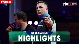 NINEDARTERS AND DRAMA Stream One Highlights  2024 Players Championship 23 [upl. by Eeliak839]