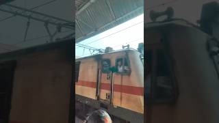 CR Rajdhani skipping station at high speed Push pull Raj of IR crrajdhani highspeedstationskip [upl. by Aynor]