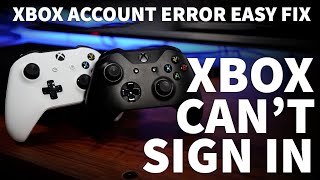 Xbox Sign In Problem  Cant Sign Into Xbox One Account Error Easy Fix  Xbox Wont Let You Sign In [upl. by Connors953]