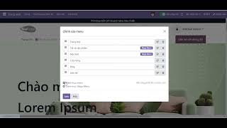 Hướng dẫn tạo Menu Mega Menu và cấu hình Mega Menu cho website Ecommerce Odoo [upl. by Rudman]