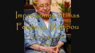 Alicia de Larrocha performs Mompou LIVE [upl. by Nuoras]