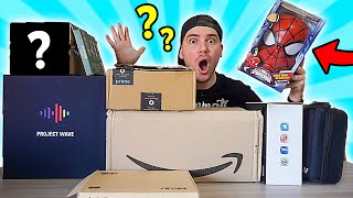 MEGA UNBOXING LEGGENDARIO  Spiderman Amazon e Gadget Strani SCELTI DA VOI [upl. by Dadelos]