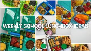 WEEKLY SCHOOL LUNCHBOX IDEAS  Week 1 [upl. by Brick]