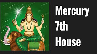 Mercury in Seventh House Mercury 7th House Vedic Astrology [upl. by Alleahcim346]