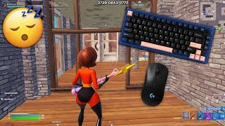 Satisfying Poppy Fortnite Keyboard ASMR Sounds Epomaker P75  LoFi Music [upl. by Anez99]