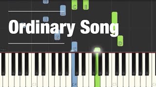 Ordinary Song  Marc Velasco  Easy Piano Tutorial Arranged By Heide Abot [upl. by Bolling651]