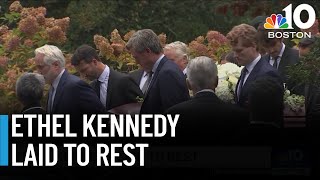 Ethel Kennedy laid to rest [upl. by Annazus]