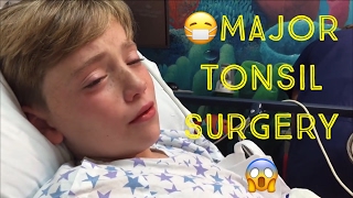 Major Tonsil Surgery😷😰🤒🤕 [upl. by Tracay]