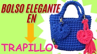 BOLSO ELEGANTE EN TRAPILLO [upl. by Aivat]