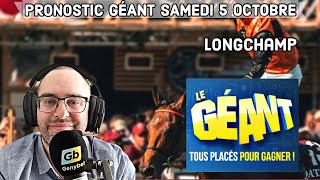 🔴🏇Pronostic Géant GenybetTurf Samedi 5 Octobre 2024 R1 LONGCHAMP🔴🏇 [upl. by Arbua]