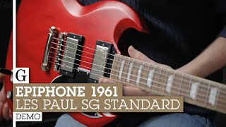 Epiphone 1961 Les Paul SG Standard Demo [upl. by Senalda]