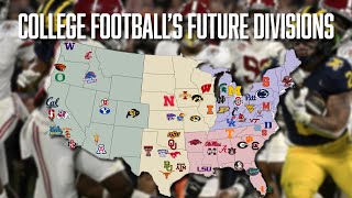 What an 80 Team 8 Division League Should Look Like in College Football  CFB [upl. by Enileuqaj]