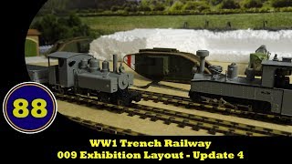 Amiens 1918  WW1 Trench Railway  009 Exhibition Layout  Update 4 [upl. by Nilekcaj]