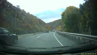 Car Dash Cam 201  ShavertownPA to WilkesBarrePA Fall Drive [upl. by Nottage624]