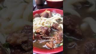 Taiwanese beef noodles pop beefnoodle taipei [upl. by Tilda31]