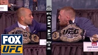 Watch the full UFC 205 press conference  Alvarez vs McGregor [upl. by Justis]