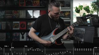 Riff Playbook Chris Wiseman of Currents  Unfamiliar Main Riff [upl. by Dlared]