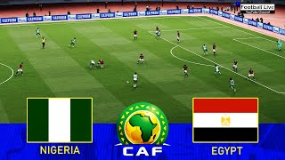 NIGERIA vs EGYPT  AFRICA CUP of NATIONS 2022  Full Match HD Goals AFCON Salah v Nigeria  PES 2021 [upl. by Mcmath811]