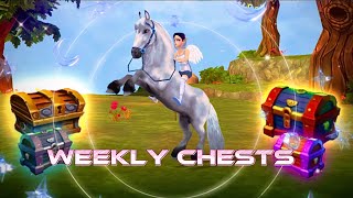 Opening Weekly Chests  Horse Riding Tales [upl. by Sylera770]