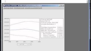 Using EViews to construct a forecast [upl. by Lupee176]