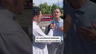 English Man Cries After Accepting Islam at Speakers Corner allah deen dawah [upl. by Killen762]