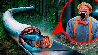 SLIDE EATER eat BLIPPI EXE in the forest [upl. by Alvan]