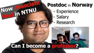 Postdoctoral researcher  Experience Salary becoming a Professor [upl. by Eeryk]