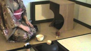 Japanese tea ceremony  Usucha with ro and houseidana [upl. by Alcot]