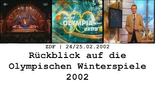 Rückblick auf die Olympischen Winterspiele 2002  ZDF  2425022002 [upl. by Ahsila]