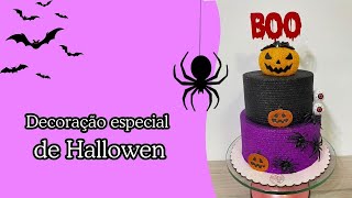 Decoração especial de Hallowen [upl. by Ebarta]