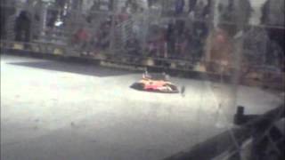 Robogames 2015  Mouser MechaCatbot vs K9 [upl. by Zsolway]