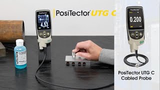 How to Measure Wall Thickness with the PosiTector UTG Ultrasonic Thickness Gage [upl. by Oecile]