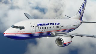 New PMDG 737600 flown by Real 737 Captain  First Look and Impression [upl. by Notirb]