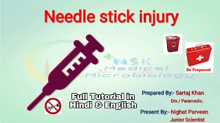 Needle Stick injury Management  Needle Stick Injury in Hindi  needle stick enjury management hindi [upl. by Olifoet394]