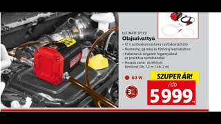 LIDL ULTIMATE SPEED OLAJSZIVATTYÚ VÉLEMÉNY [upl. by Edrea]