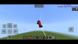 spider man in Minecraft PE ADDONS APP [upl. by Charmion]