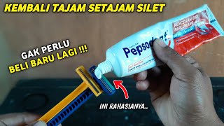 Ternyata Cuma Seperti ini PISAU CUKUR kembali jadi super TAJAM [upl. by Knut]