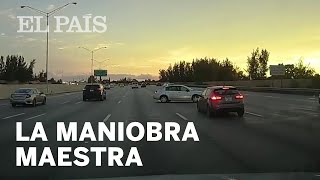 La increíble maniobra de un coche que evita chocar en una autopista  Viral [upl. by Erkan]